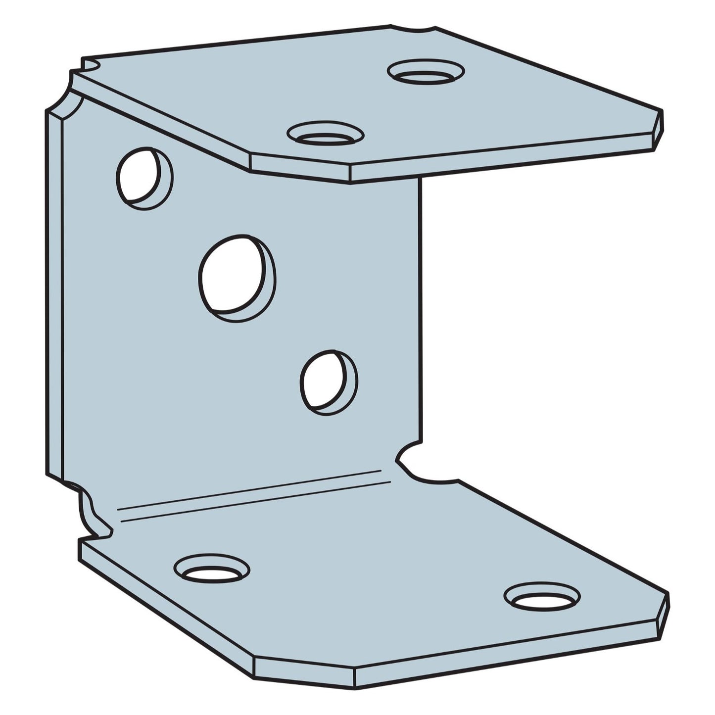 Simpson RTU2 Rigid Tie Connector 100 Pcs Galvanized image 1 of 2