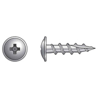#8 x 114 inch WireLath Modified TrussHead Screw 305 Stainless Steel Pkg 1000