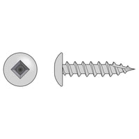 #8 x 114 inch Truss Head Screw 305 Stainless Steel Pkg 1000