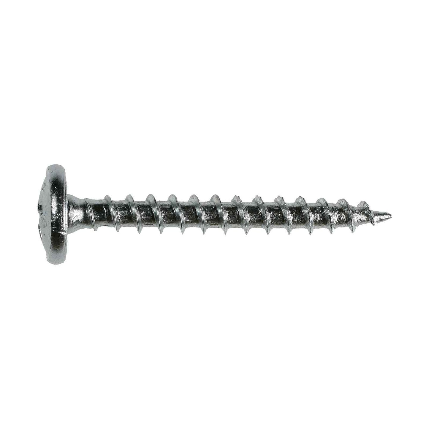 #8 x 1-1/4" Strong-Drive Wafer Head Screw, Zinc