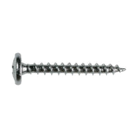 #8 x 1-1/4" Strong-Drive Wafer Head Screw, Zinc