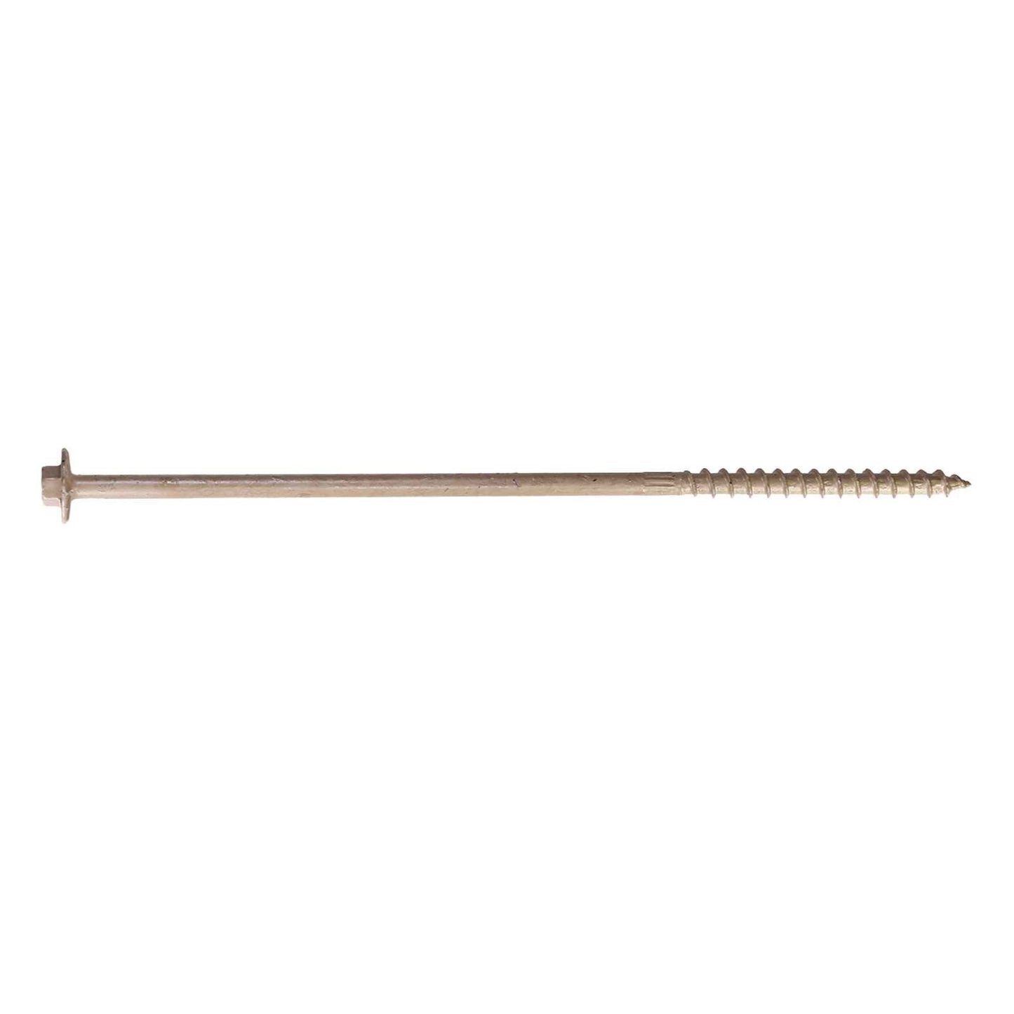 0195 inch x 8 inch StrongTie SDWH Timber Hex Screw Double Barrier Coating Pkg 50