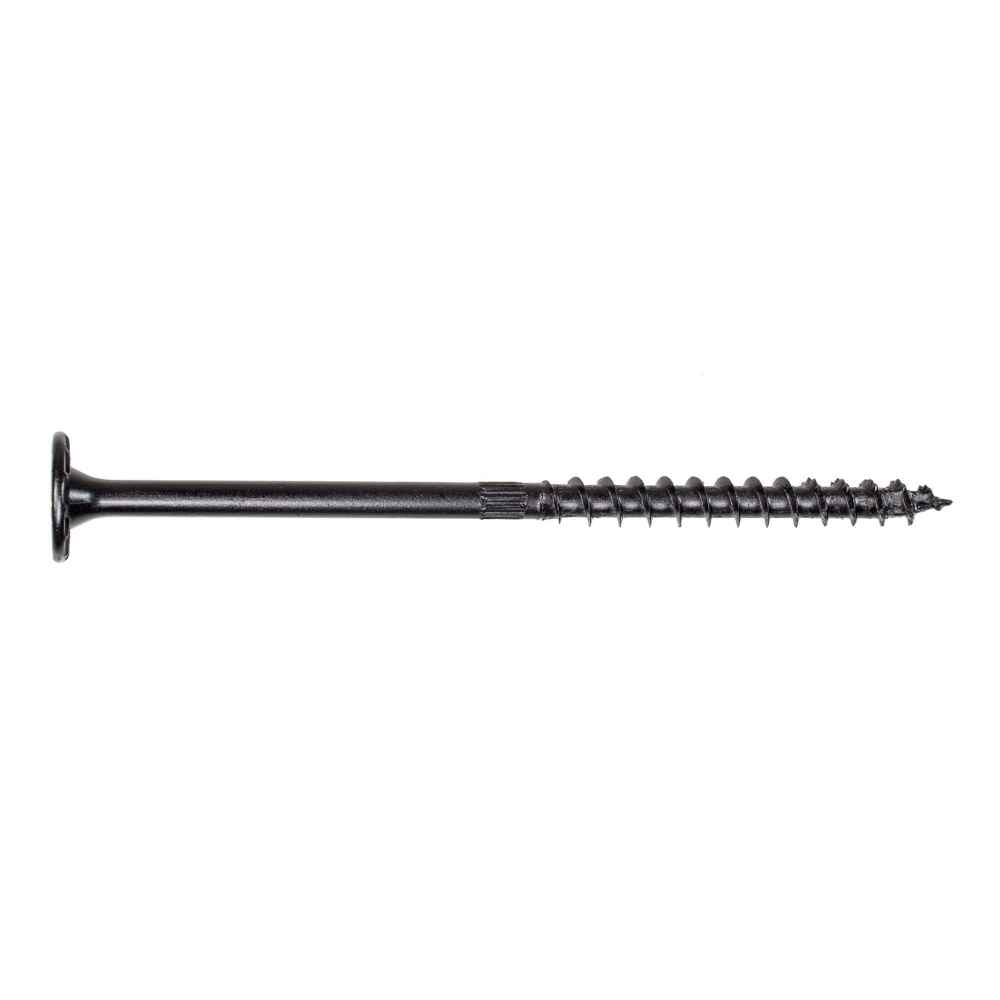 Simpson 22 inch x 512 inch SDWS Structural Screw T40 Star Double Barrier Black Pkg 12