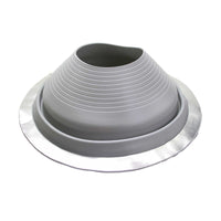 #9 Roofjack Round Silicone Pipe Flashing Boot Gray