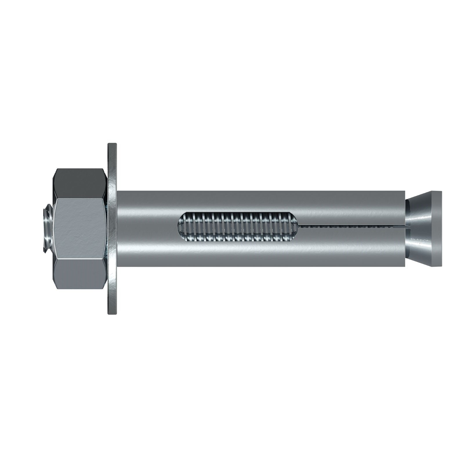 12 inch x 214 inch StrongTie SleeveAll Anchors Hex Head Zinc Plated Pkg 50