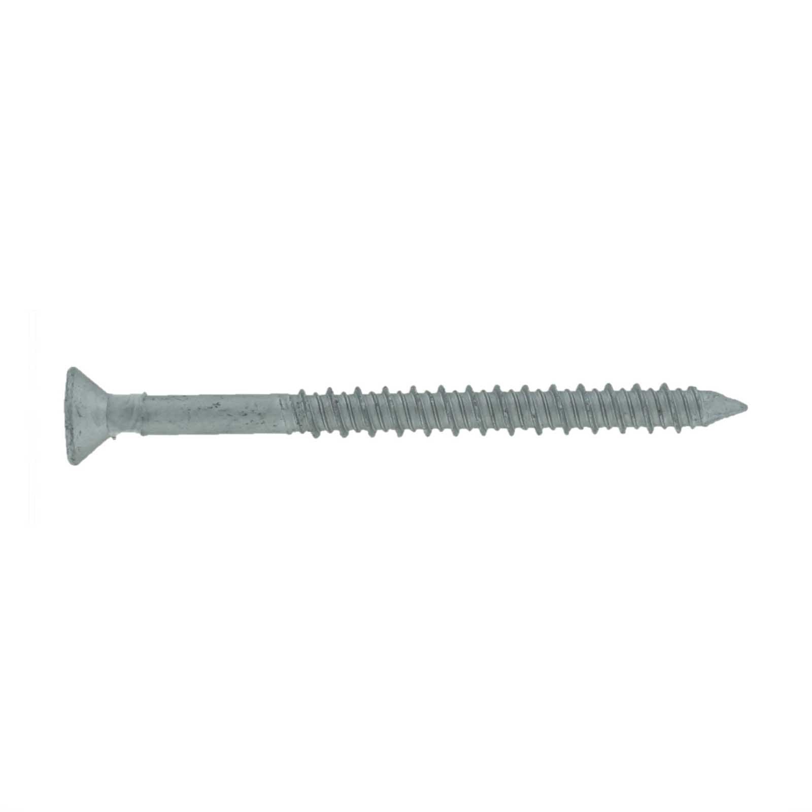 14 inch x 314 inch Tapcon 410 Stainless Steel Concrete Screw Phillips Flat Pkg 100