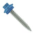 #10 x 1 inch SS Woodbinder Metal Roofing Screw Blue Pkg 250 image 1 of 2