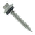 #10 x 1 inch SS Woodbinder Metal Roofing Screw Plain Finish Pkg 250 image 1 of 2