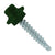 #9 x 1 inch STXL Woodbinder Metal Roofing Screw Forest Green Pkg 250