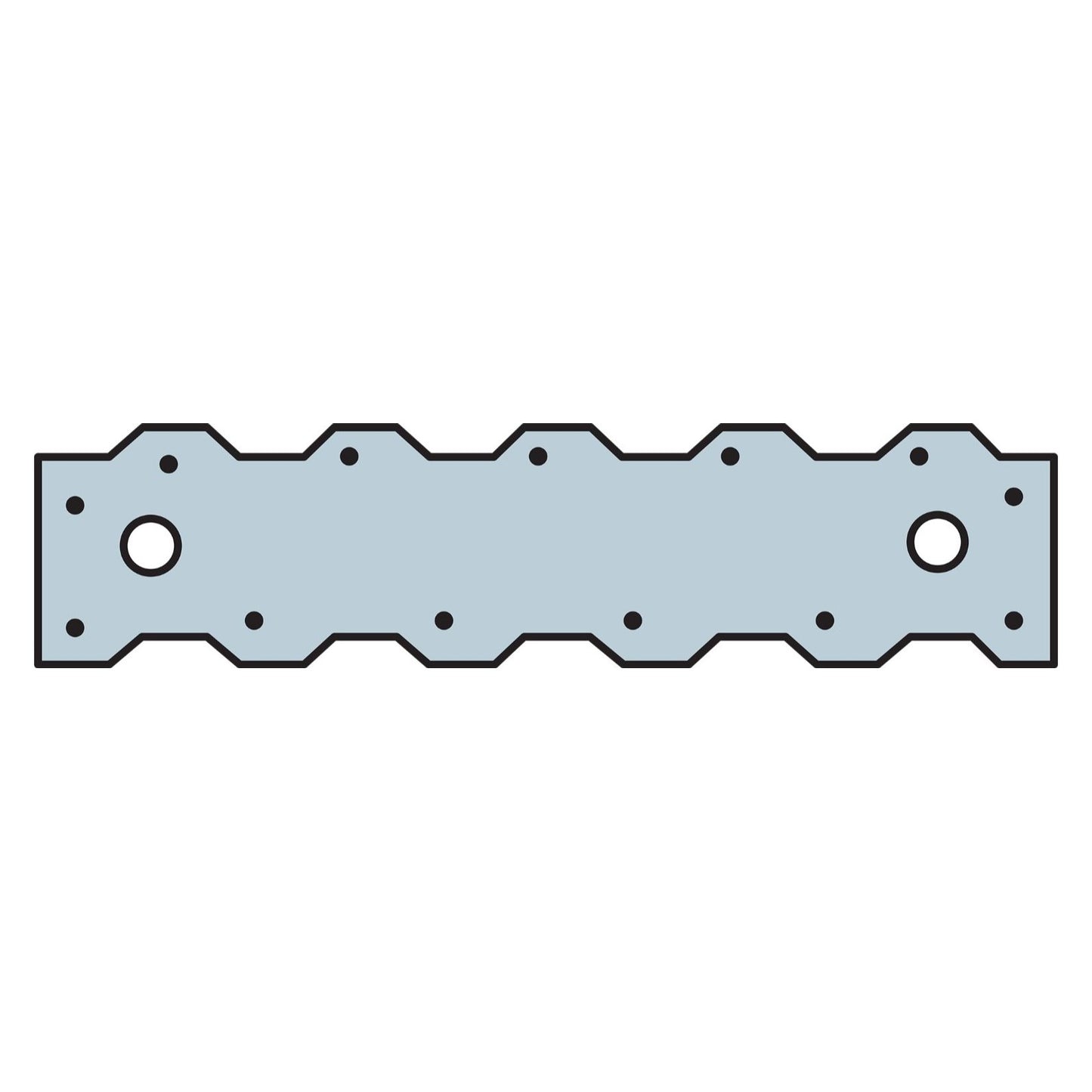 Simpson ST292 9516 inch 20 Gauge Strap Tie G90 Galvanized