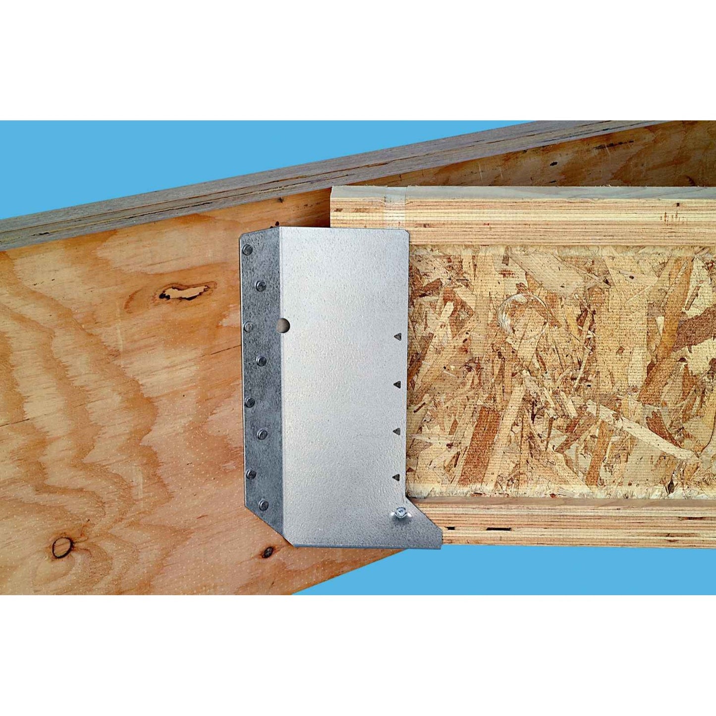 Simpson SUR26Z 2x6 45 Degree Joist Hanger Skewed Right Zmax Finish image 1 of 3 image 2 of 3