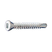 #8 x 3 inch Square Drive SelfDrilling Drywall Screw Trim Head Zinc Pkg 2000