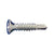 #14 x 1 inch SelfDrilling Metal Screw Phillips Flat Head Zinc Pkg 2500