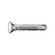#8 x 1 inch SelfDrilling Metal Screw Phillips Oval Head Zinc Pkg 8000
