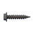 #10 x 3 inch Serrated Hex Head Sheet Metal Screw Bronze DaggerGuard Coating Pkg 1500