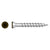 #7 x 158 inch 316 Stainless #7 T15 6Lobe Brown Trim Head Deck Screw Pkg 350