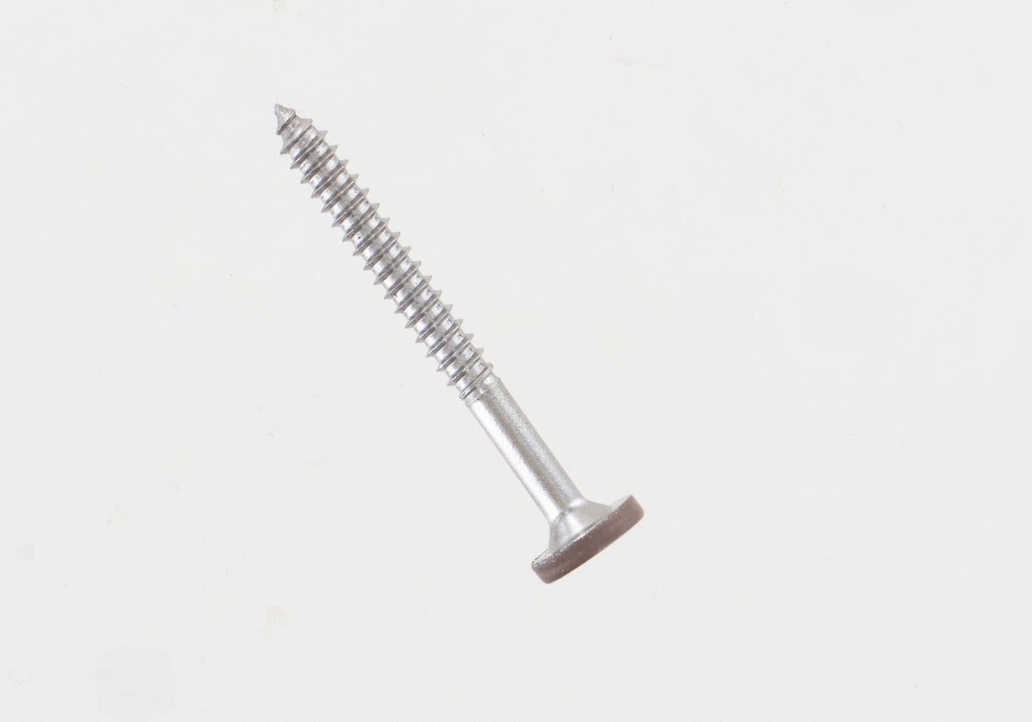 #8 x 1-3/4" Composite Fascia Screws, 316 Stainless Steel - Brown 05, Pkg 75