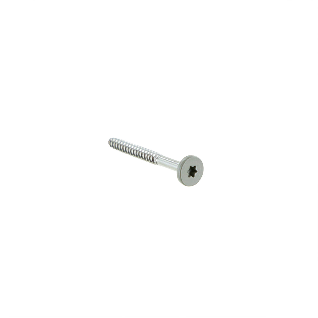 #8 x 1-3/4" Composite Fascia Screws, 316 Stainless Steel - Gray 01, Pkg 75