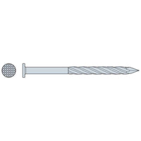 212 inch x 12 Gauge Screw Shank Box Nails 316 Stainless Steel 5 lb Pkg