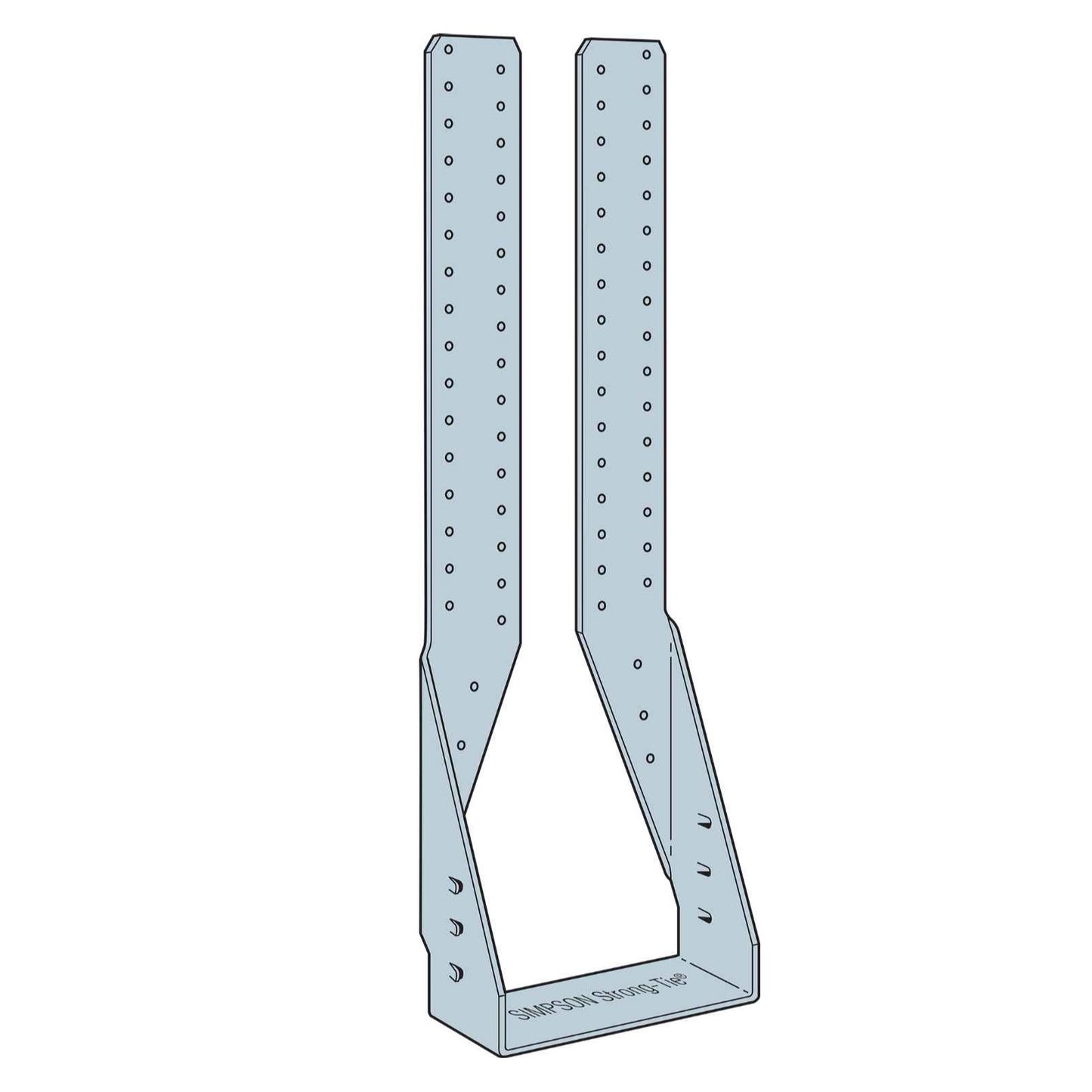 Simpson THAC4262 Double 4x26 Adjustable Truss Hanger G90 Galvanized