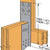 Simpson THGBV3.62/11 Truss Hanger for Girders - Bolted or Screwed, Gray Painted