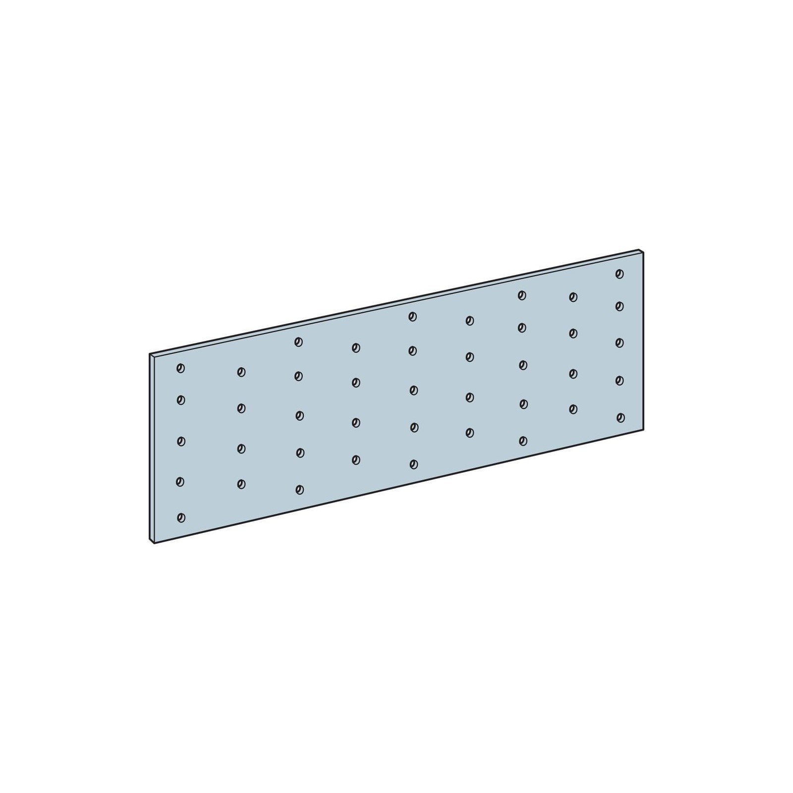 Simpson TP39 318 inch x 9 inch Tie Plate G90 Galvanized image 1 of 3 image 2 of 3