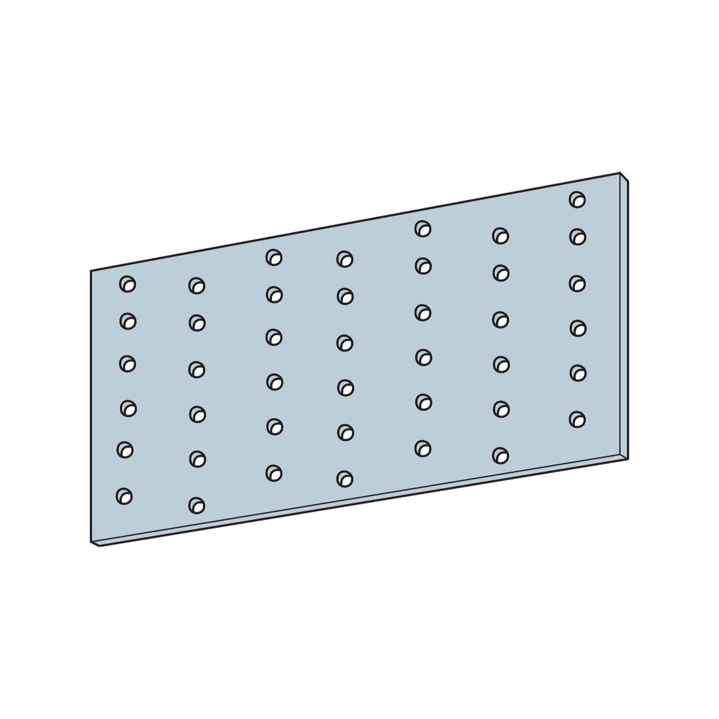 Simpson TP49 418 inch x 9 inch Tie Plate G90 Galvanized image 1 of 2