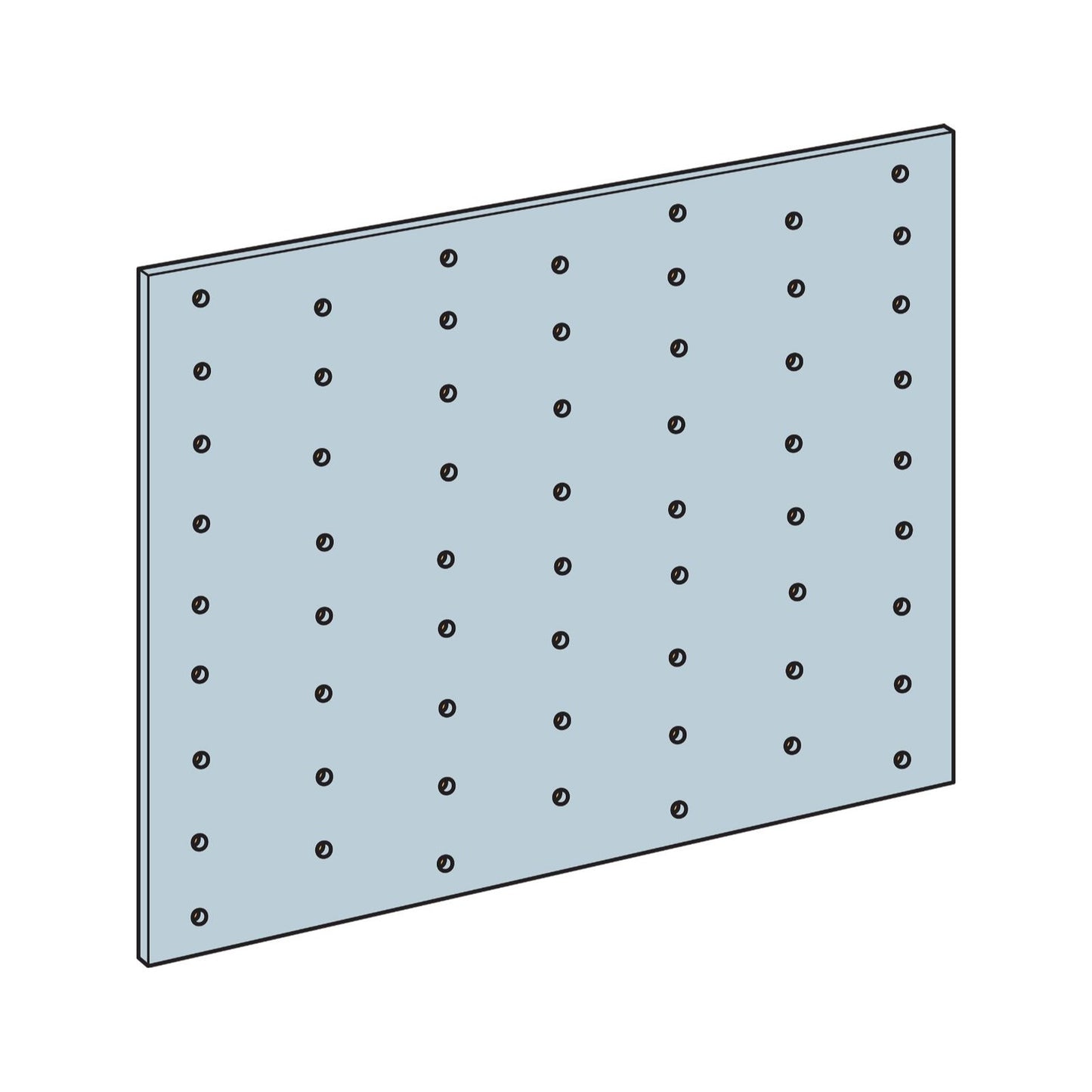 Simpson TP57 534 inch x 7 inch Tie Plate G90 Galvanized image 1 of 2