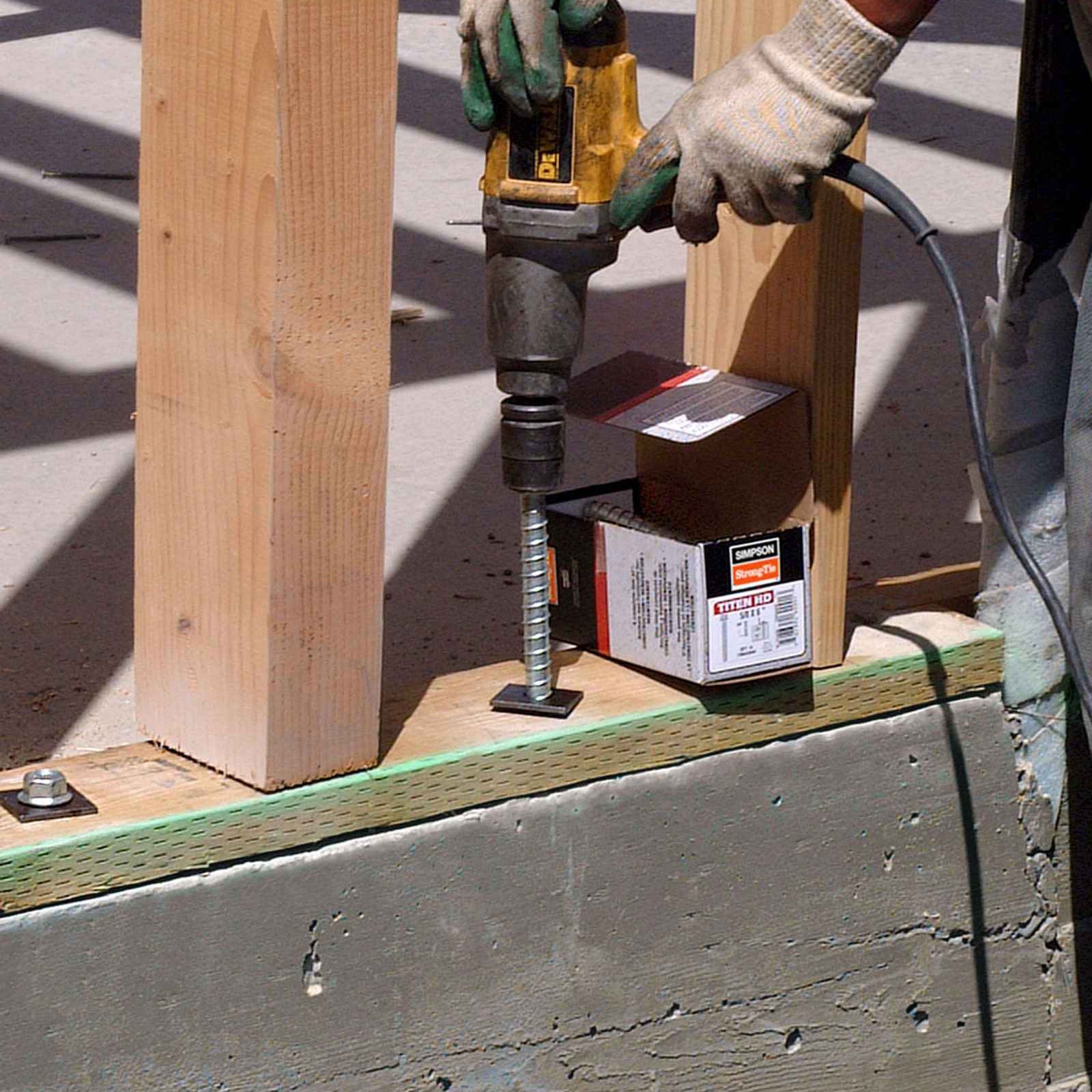 Strong-Tie THD75812H Titen HD Screw Anchor, Zinc