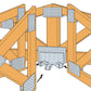LTHMA Light-Duty Multiple-Truss Hanger - Typical Installation