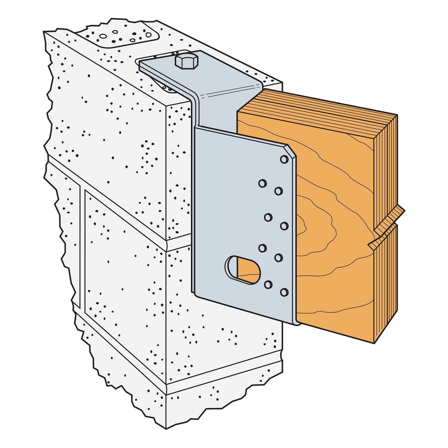 Typical MBHA Skewed Right Installation (Left Similar)