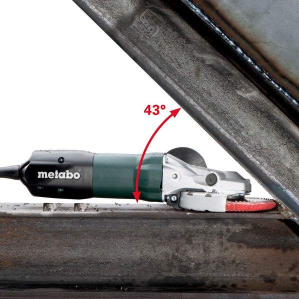 Metabo (613060420) 5 inch Flat Head Angle Grinder w LockOn Switch 8 Amp image 3 of 4