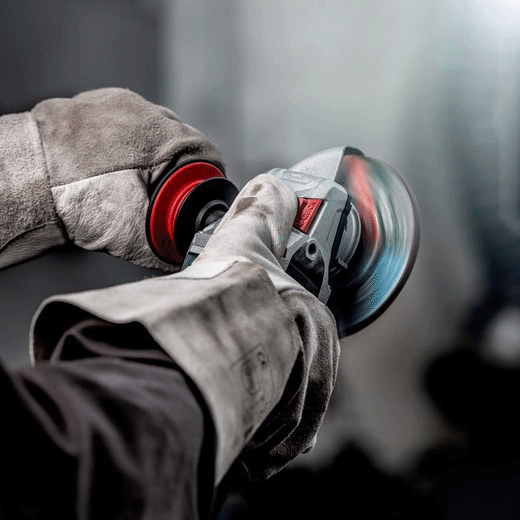 Metabo (613111420) 6" M-Brush Angle Grinder w/Non-Lock Paddle Switch & TC Electronics - 14.5 Amp