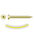 #8 x 134 inch Quik Drive WSFLRV WoodToCFSAluminum Screw Yellow Zinc Pkg 2000