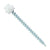 #10 x 212 inch ZXL Woodbinder Metal Roofing Screw Bright White Pkg 250
