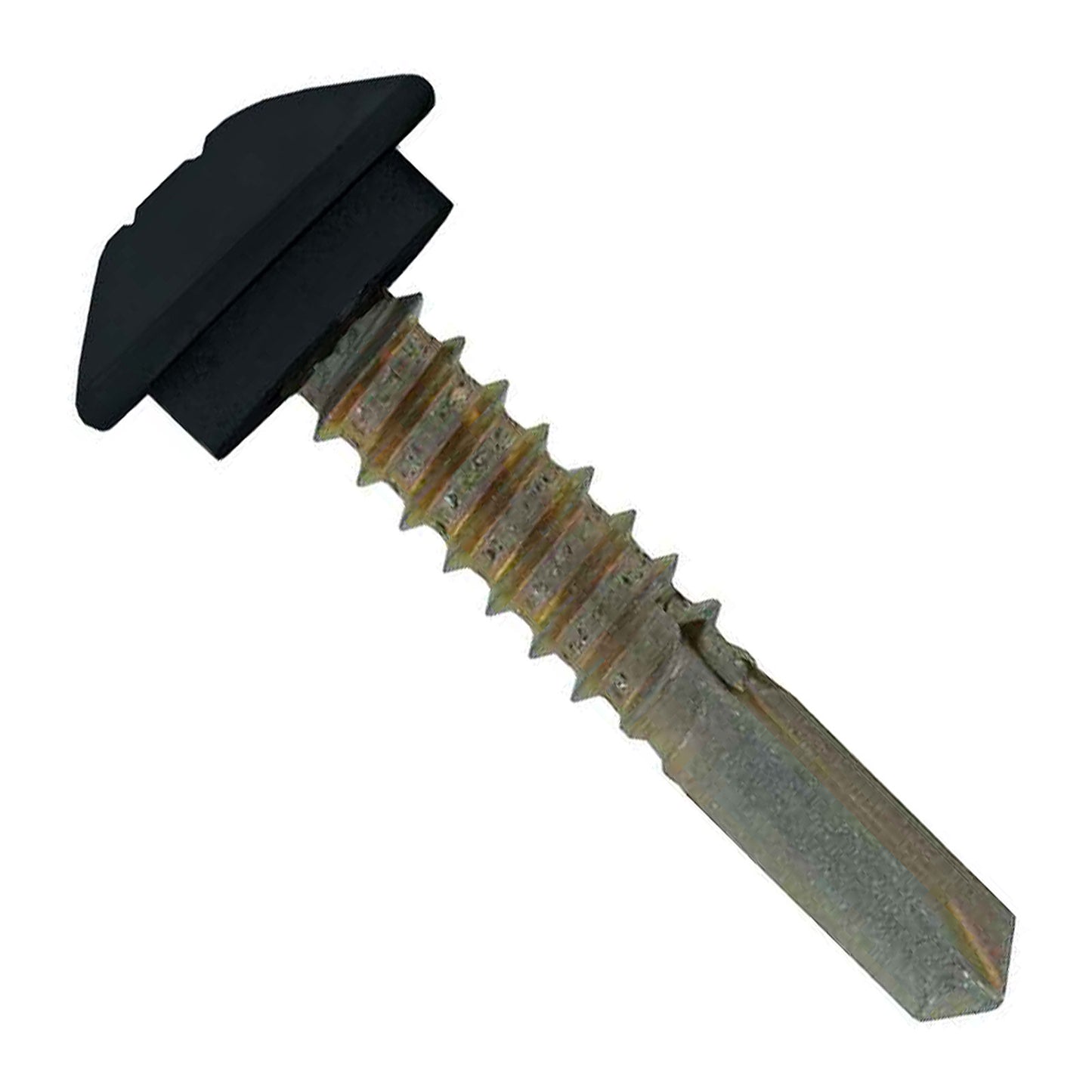 #1214 x 114 inch Eclipse Steelbinder Metal Roofing Screw Black Pkg 250