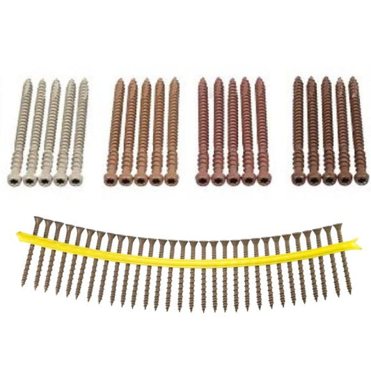 Painted Collated Wood Deck Screws
