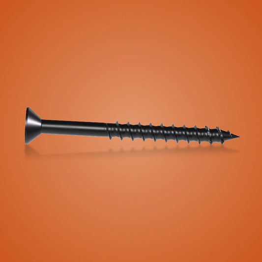 Flat Head Black Concrete Screws