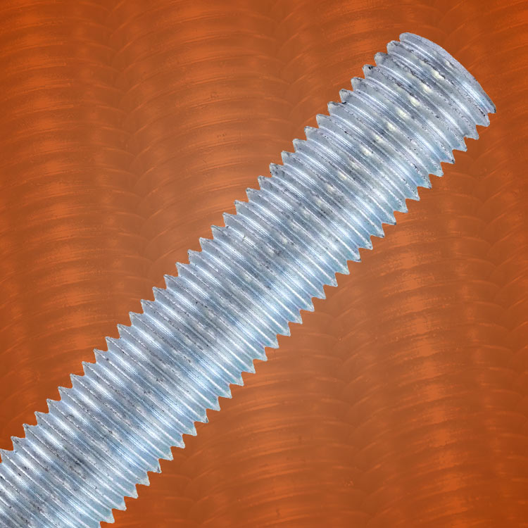Zinc Plated A307 Threaded Rod – Fasteners Plus