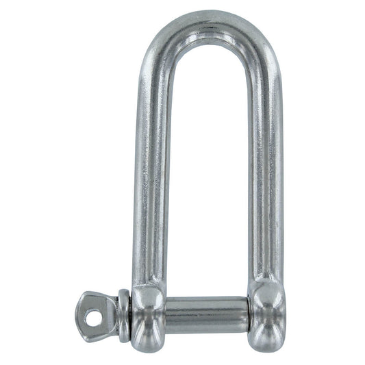 Screw Pin Long D Shackles - SS