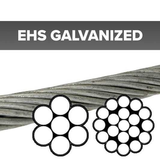 EHS Galvanized Guy Wire