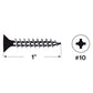 Spax Screws Flat Countersunk Head - Zinc-Plated - Illustration