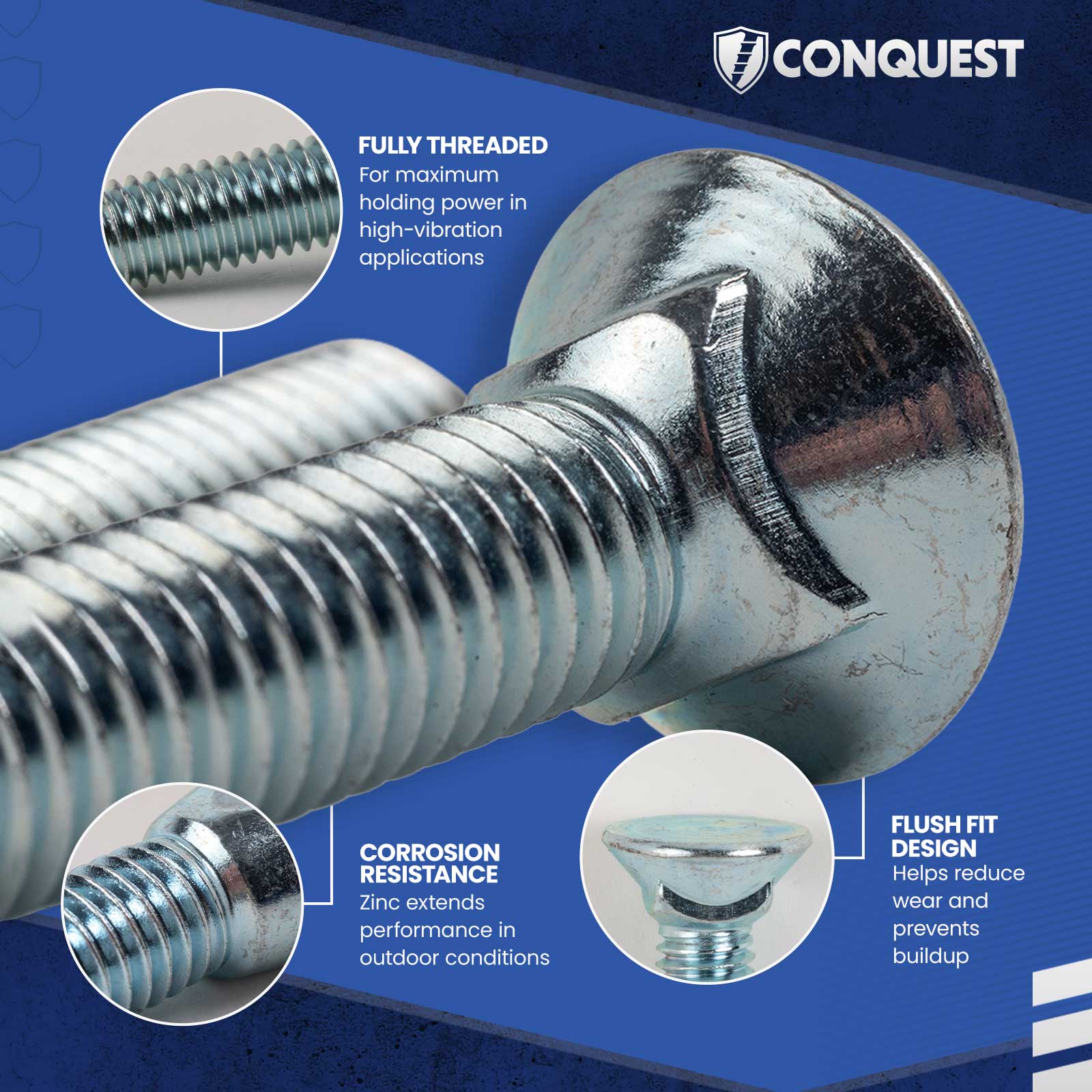 large head plow bolt details