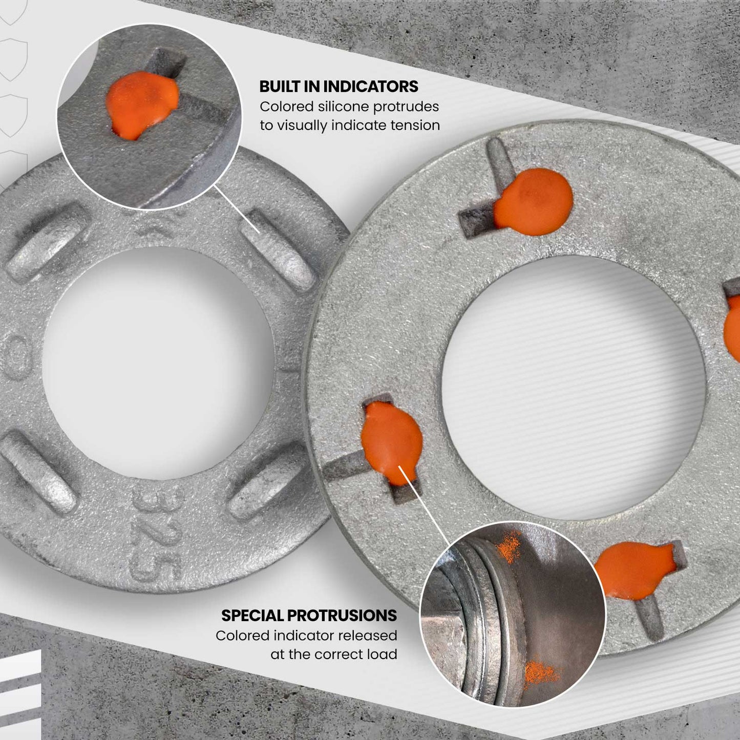 3/4" DTI Structural Squirter Washer - Mechanically Galvanized | Qty. 36,450 (Pallet)