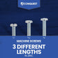 length options for MSSPZ machine screws