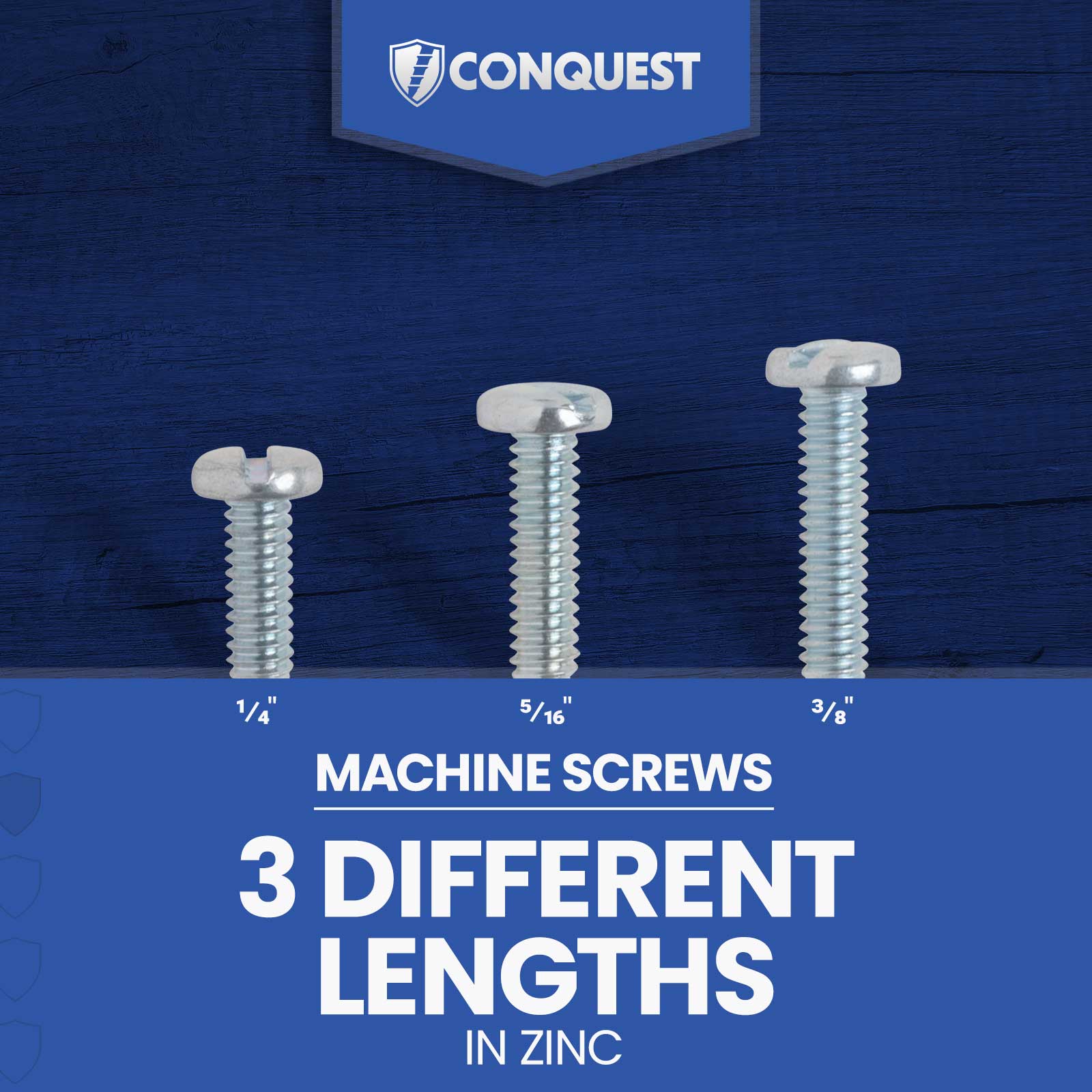 length options for MSSPZ machine screws