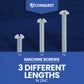 machine screws 3 different lengths MSSRZ