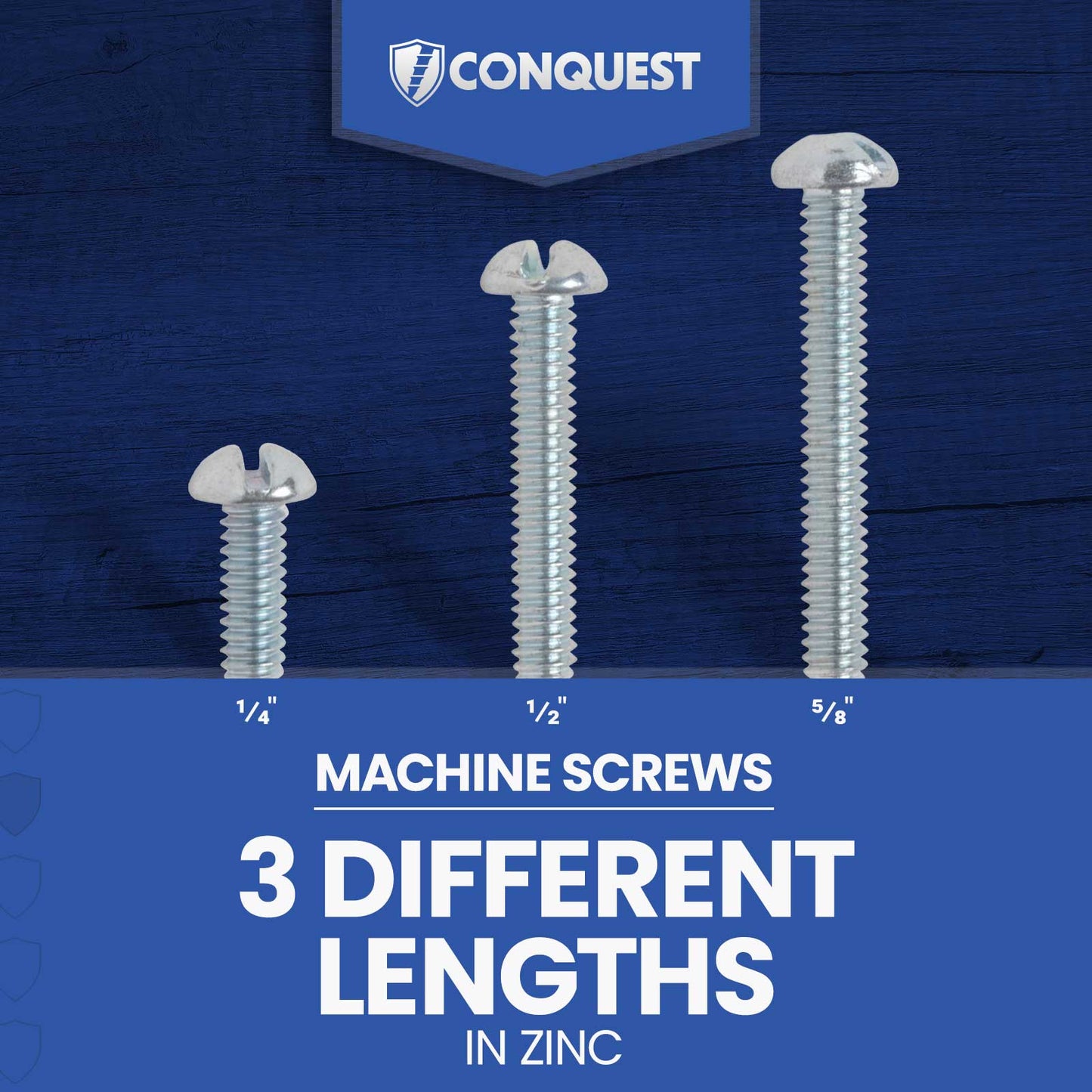 machine screws 3 different lengths MSSRZ