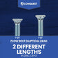 elliptical head zinc plow bolts available lengths