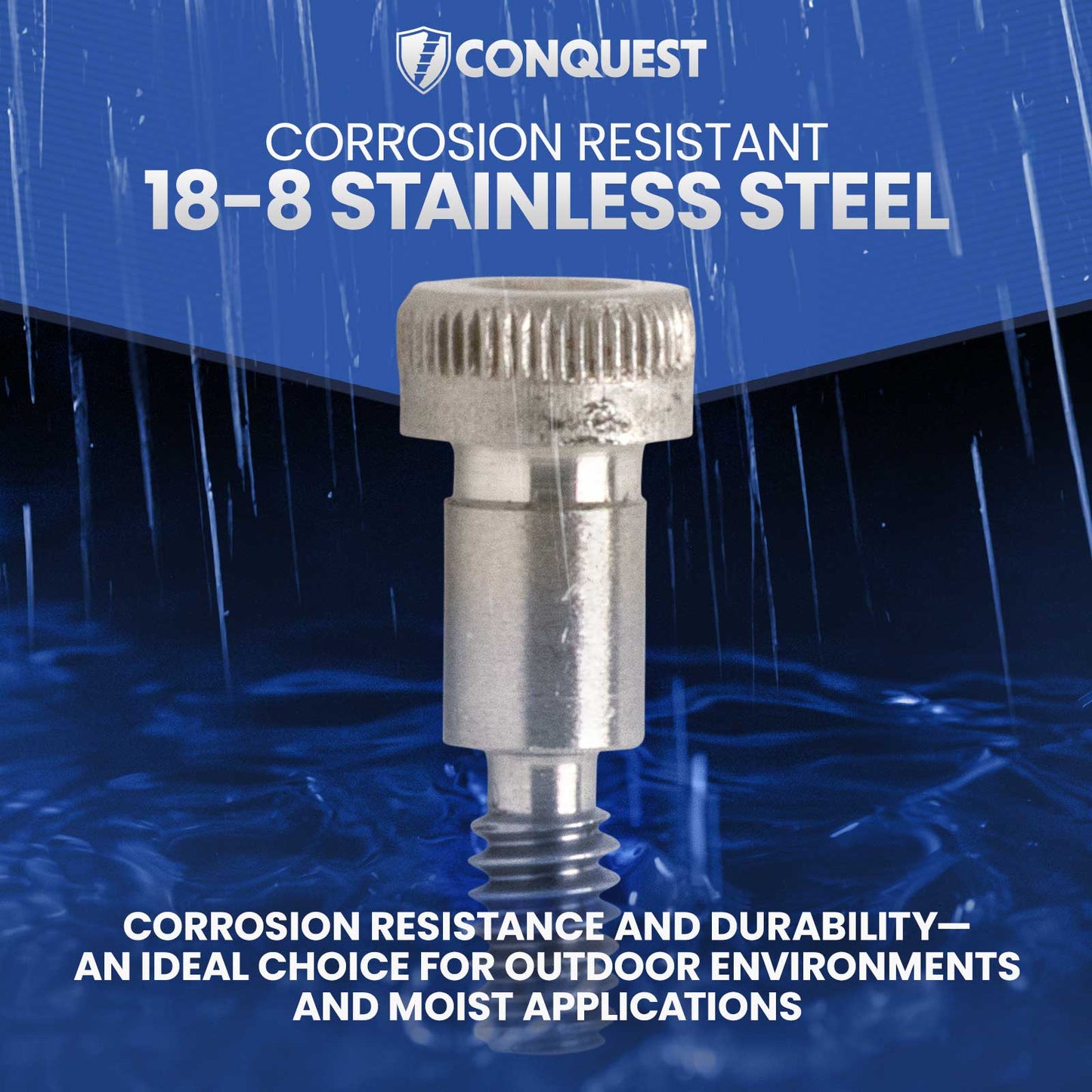 corrosion resistant 18-8 stainless steel 